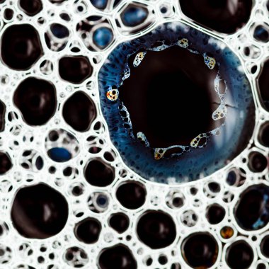 Pretty renkli sabun köpüğü