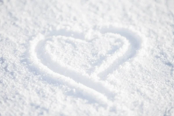 Srdce Sněhu — Stock fotografie