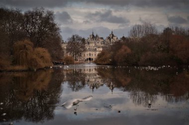 Soğuk gün St James Park, Londra 