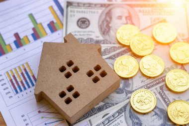 Arazi satın almak ve banka ile bir ev inşa için kredi planlama finansal yatırım iş maaş kullananların Doları para birimi üzerinde faiz ödemek gelecekteki başarısı için bir parçasıdır. Para kavramı