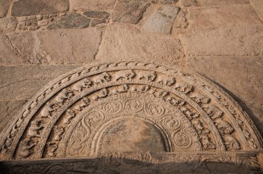 Polonnaruwa Vatadage - antik Budist yapısı. UNESCO Antik şehir Polonnaruwa, Sri Lanka