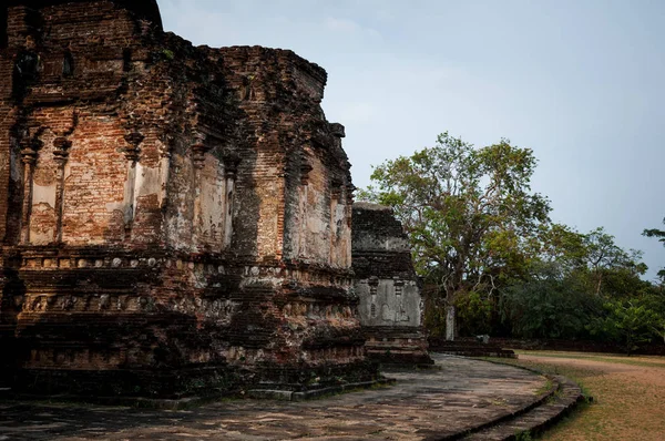 Die polonnaruwa vatadage - uralte buddhistische Struktur. unesco antike stadt polonnaruwa, sri lanka — Stockfoto