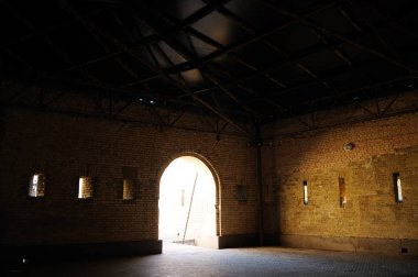 Kiev Kalesi - Kosyi Caponier. 17-19 yüzyılın tahkimatı. Kiev, Ukrayna