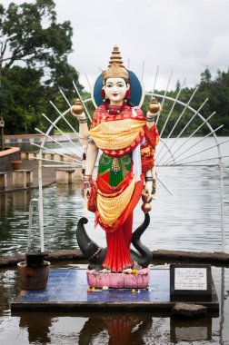 Grand Bassin 'deki Ganga Talao Tapınağı, Savanne, Mauritius.