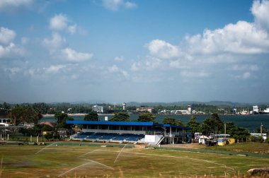 Kriket uluslararası stadyum üzerinde Galle fort görünümü. Sr