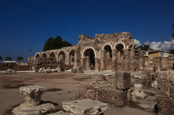 An den Ruinen des Apollo-Tempels, Seite, Antalya-Region, Türkei — Stockfoto