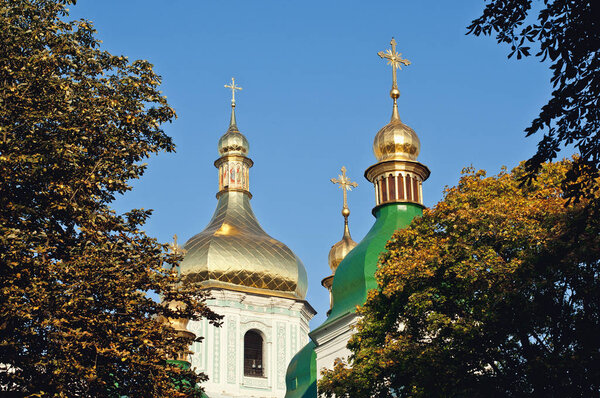 View to the Cathedral of St. Sophia of Kyiv