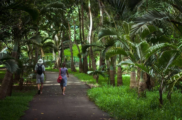 Sir Seewoosagur Ramgoolam Botanical Garden in Mauritius — Stockfoto