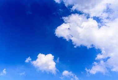 Mavi gökyüzü ve bulut