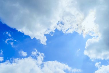 Mavi Gökyüzü Bulutlar Arka Planlar, Doku kopyalama alanı t koymak o