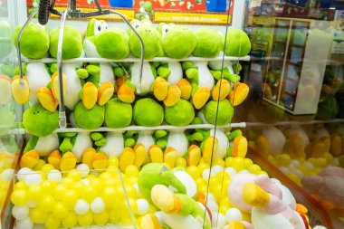 Yamanashi, Japonya - 22 Mart 2019 : Japon pençe machin görünümü