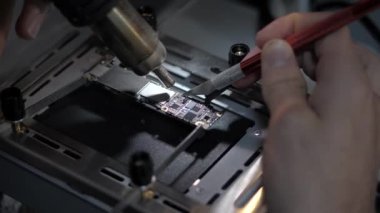 portre profesyonel tamirci iphone U2 şarj cihazı denetleyicisi bileşik özel fan ve bıçak ile temizlik ısıtır