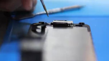 Harika Görünümü Kapat tamirci vida iphone hoparlör corpus küçük metal tornavida ile için
