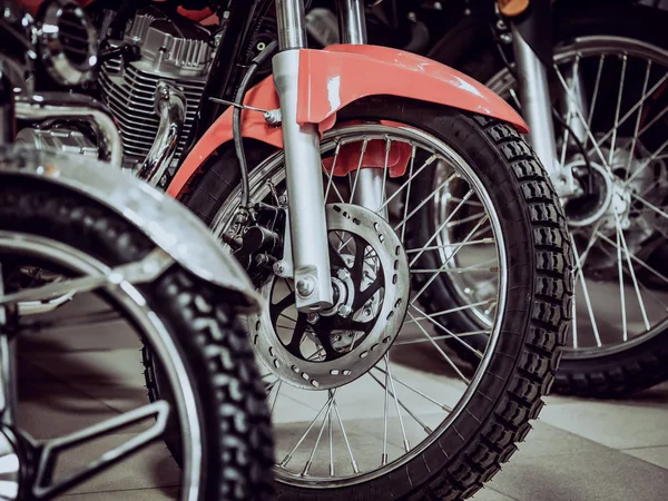 Pneus de roue de moto — Photo