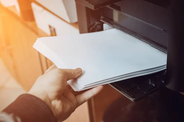 paper in the printer