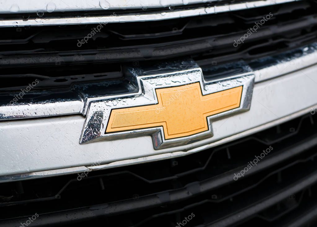Chevrolet logo close up