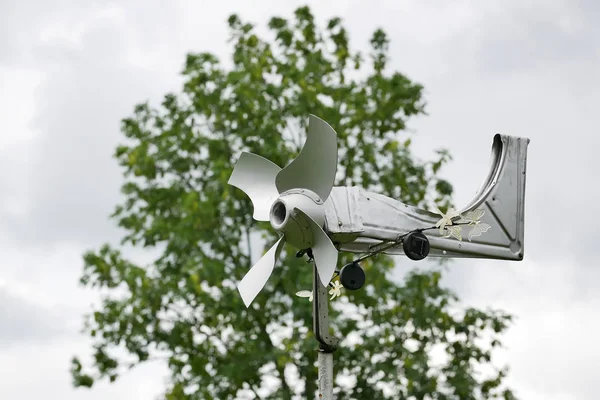 hand-made wind generator close-up, free energy