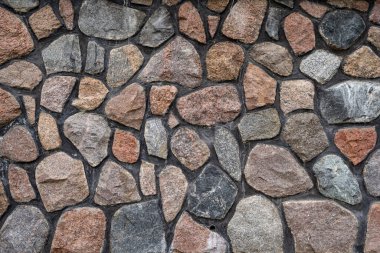 Duvarın doğal taştan arkaplanı