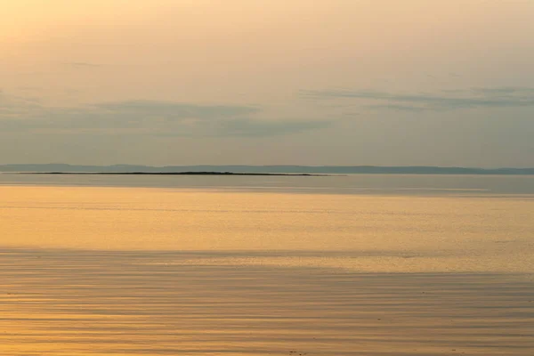 St.Lawrence 강, 퀘벡에 저녁 마지막 햇빛 — 스톡 사진