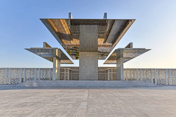 The Ceremonial Court of the Education City in Doha — Stock Photo, Image