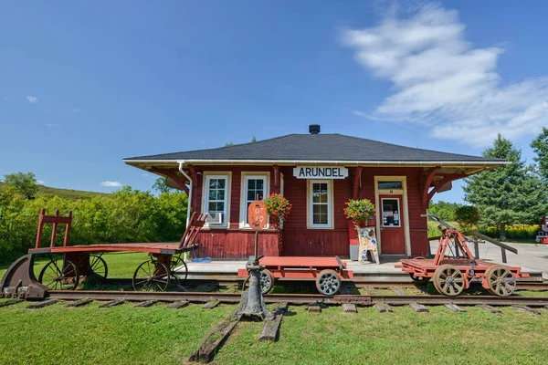 Kullanılmayan Tren İstasyonu Arundel, Quebec, Kanada