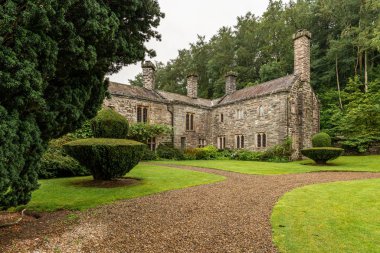 Gwydir Kalesi ana koridorunun yan görünümü