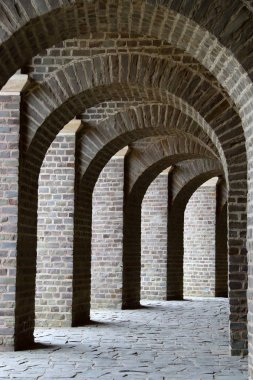 Büyük Roman amphitheater Xanten Almanya'da Kuyu yapımı