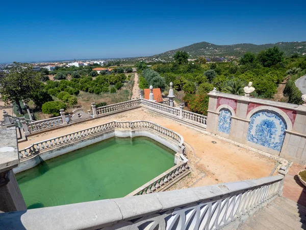 Neoklasszikus Palota Pousada Palacio Estoi Algarve Portugália — Stock Fotó