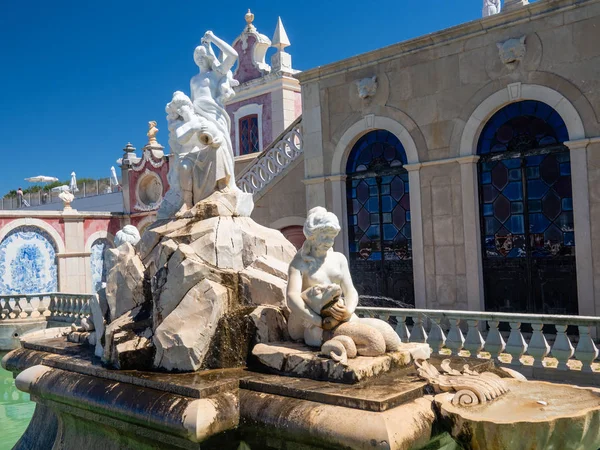 Neoklasszikus Palota Pousada Palacio Estoi Algarve Portugália — Stock Fotó