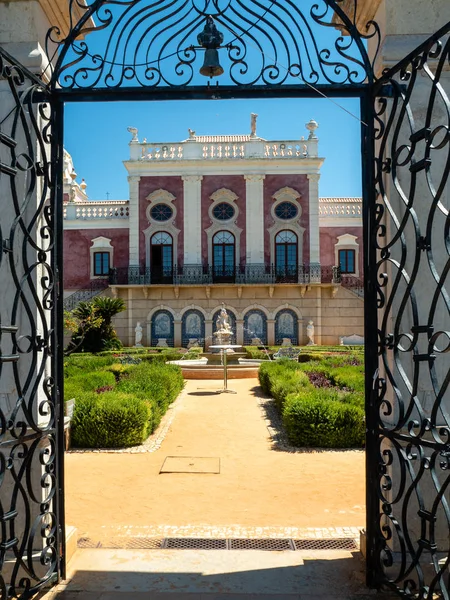 Neoklasszikus Palota Pousada Palacio Estoi Algarve Portugália — Stock Fotó