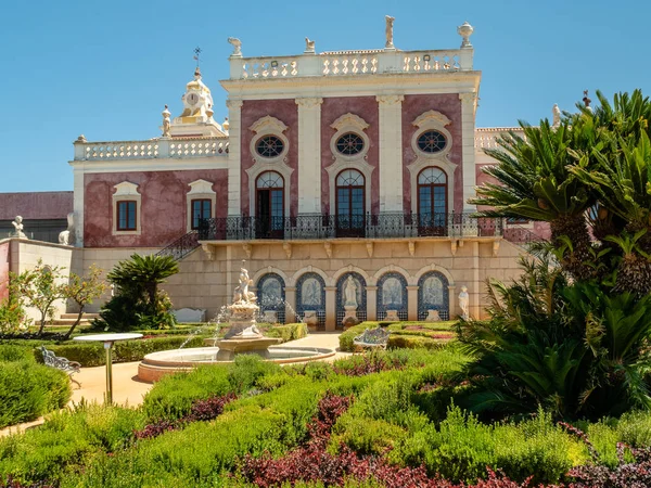Palais Néoclassique Pousada Palacio Estoi Algarve Portugal Images De Stock Libres De Droits
