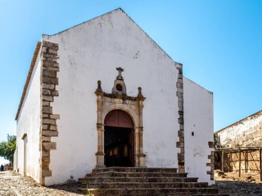 Chapel Igreja de Santiago Kalesi Castro Marim, Algarve, Portekiz
