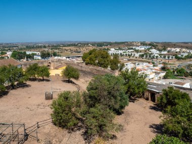 Görünümünden kale Castro Marim, Algarve, Portekiz