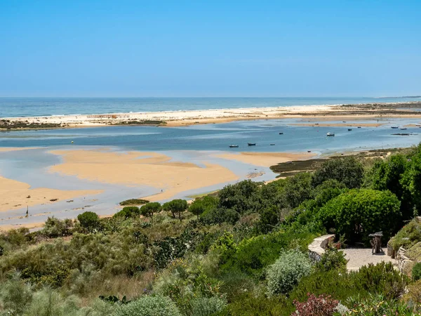 Vista Costa Por Debajo Forte Cacela Algarve Portugal — Foto de Stock