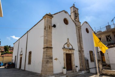 Kilise Agios Nikolaos dağ town Archanes Girit Adası Yunanistan