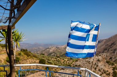 Crete, Yunanistan dağlarında bakış açısı. Nord, irtifa 705 m