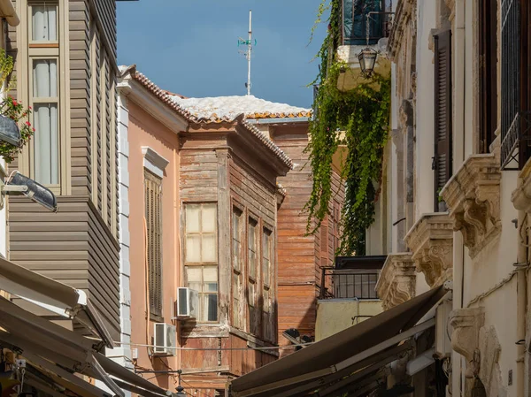 Ambiente Las Calles Rethymno Isla Creta Grecia — Foto de Stock