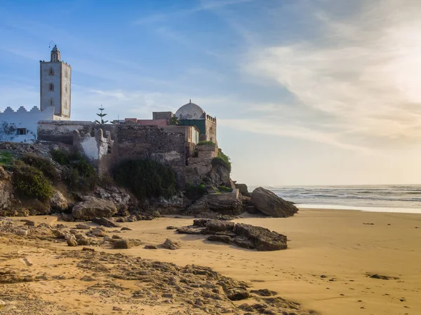 Zaouiet Bouzarktoune Vesnice Pobřeží Atlantského Oceánu Blízkosti Essaouira Maroko — Stock fotografie