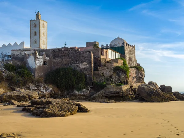 Zaouiet Bouzarktoune Vesnice Pobřeží Atlantského Oceánu Blízkosti Essaouira Maroko — Stock fotografie