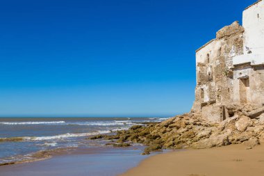 Sahilde yakınındaki Essaouira, Morocco