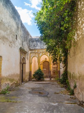 Essaouira, Fas yakınındaki Dar Caid hacı'nın eski Konağı kalıntıları