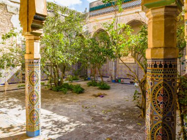 Essaouira, Fas yakınındaki Dar Caid hacı'nın eski Konağı kalıntıları