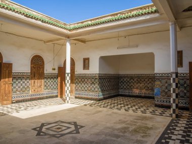 Essaouira, Fas yakınındaki Dar Caid hacı'nın eski Konağı kalıntıları