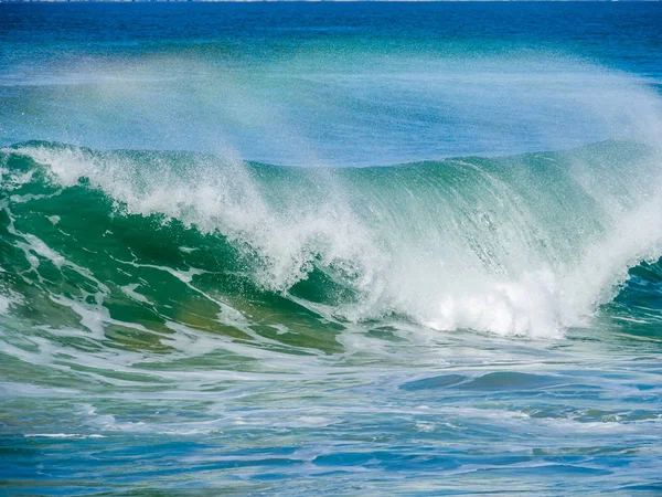 Vagues Surf Sur Rivage Atlantique Orageux Près Safi Maroc — Photo