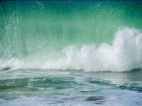 Hullámverés Parton Atlanti Óceán Viharos Hullámai Következő Látnivaló Közelében Safi — Stock Fotó