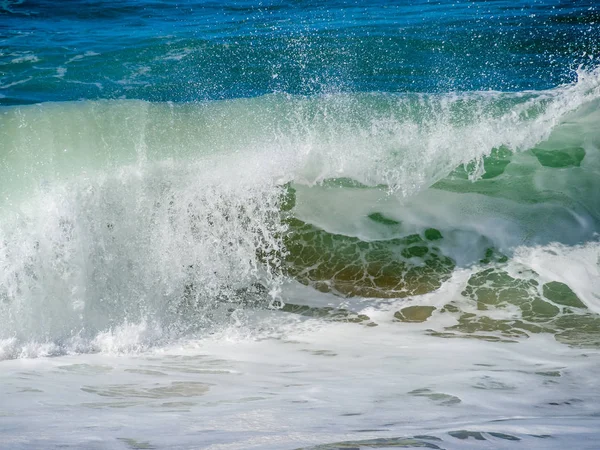 Ondas Surf Costa Atlântico Tempestuoso Perto Safi Marrocos — Fotografia de Stock