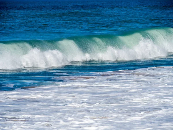 Fale Surf Brzeg Burzliwy Atlantyku Pobliżu Safi Maroko — Zdjęcie stockowe