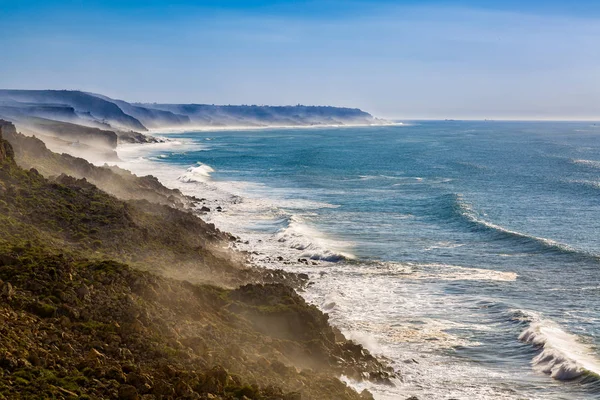 Acantilados Costa Atlántica Entre Sidi Boucht Lalla Fatna Marruecos — Foto de Stock