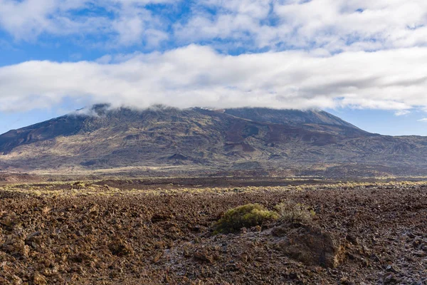 Vulkán Pico del Teide Spanyolország legmagasabb hegy — Stock Fotó