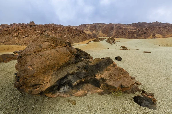 Veduta del paesaggio nel Parco Nazionale del Teide — Foto Stock